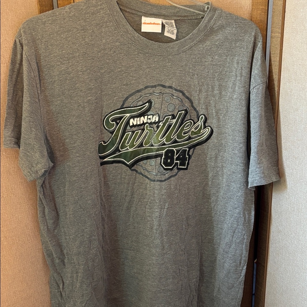 Men’s Nickelodeon Gray Ninja Turtles 84 sleep Tee xl